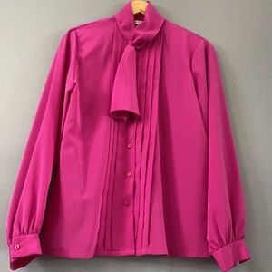 New editions vintage pink blouse